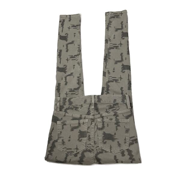 NEW Free People Long & Lean Jeans size 26 Camo Print Leggings/Jeggings Y2K - Picture 11 of 16